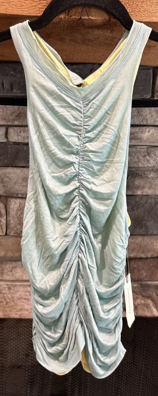 Women’s Pilcro Anthropologie Reversible Ruched Tank Top Shirt XS NWT *B4